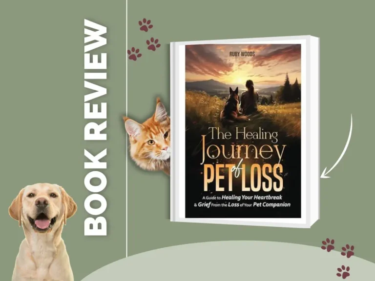 book cover for the healing journey of pet loss